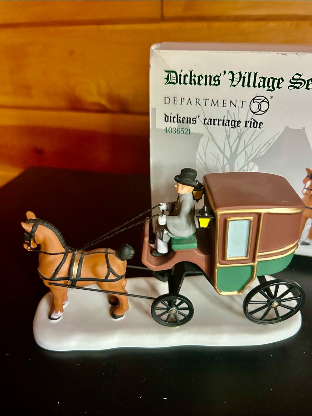 Department 56 Dickens " Carriage Ride 🐴 " Accessory - Picture 3 of 3